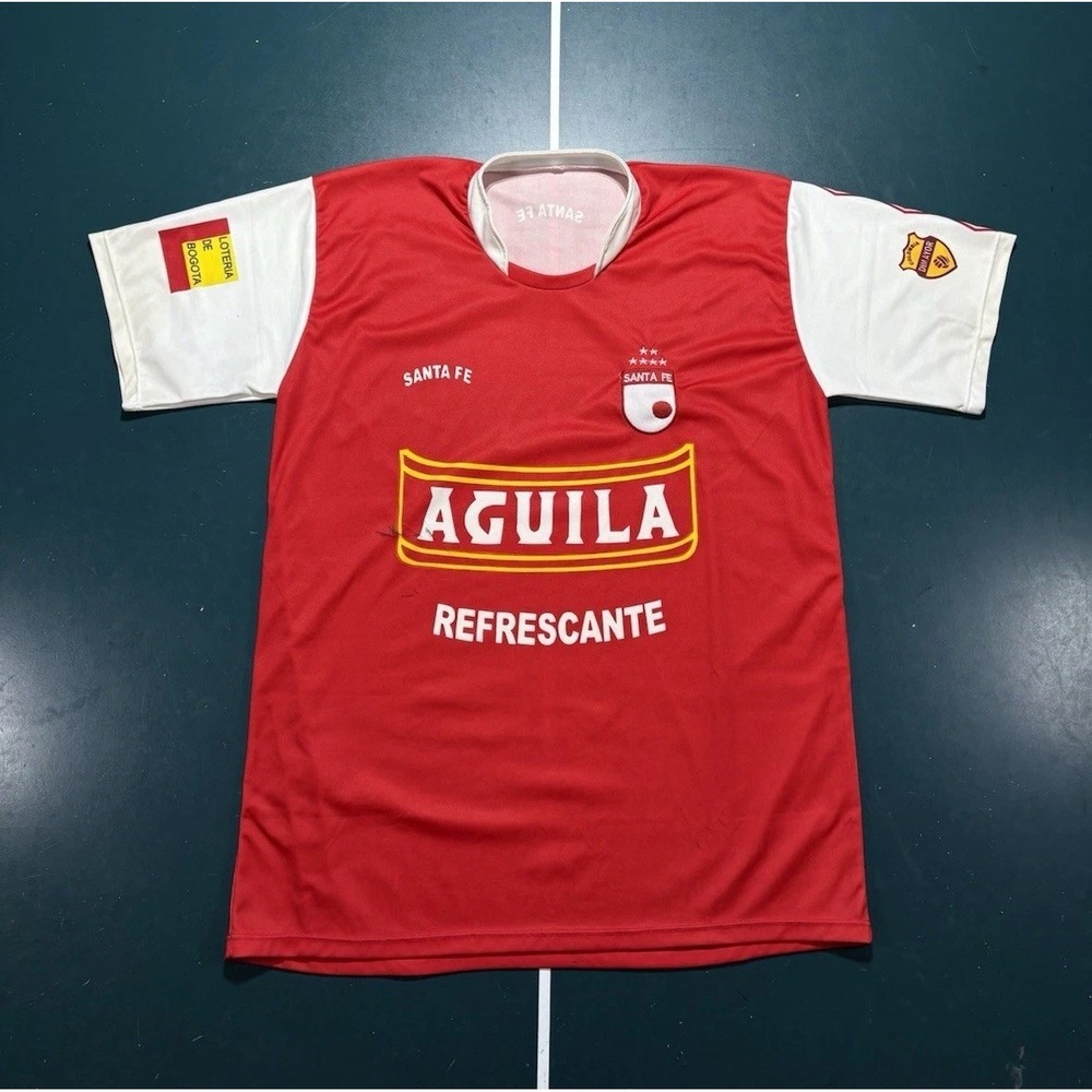 Independiente Santa Fe Home football shirt 2009-2010 Soccer Jersey Men Large‎